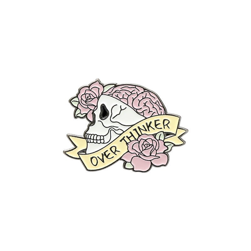 Overthinker Enamel Pin