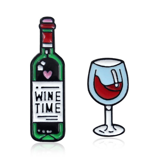 Wine Time Enamel Pin