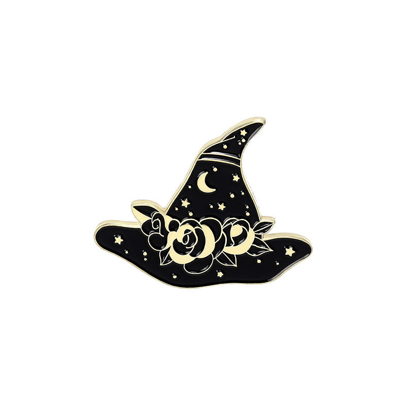 Black Cat Magic Enamel Pin