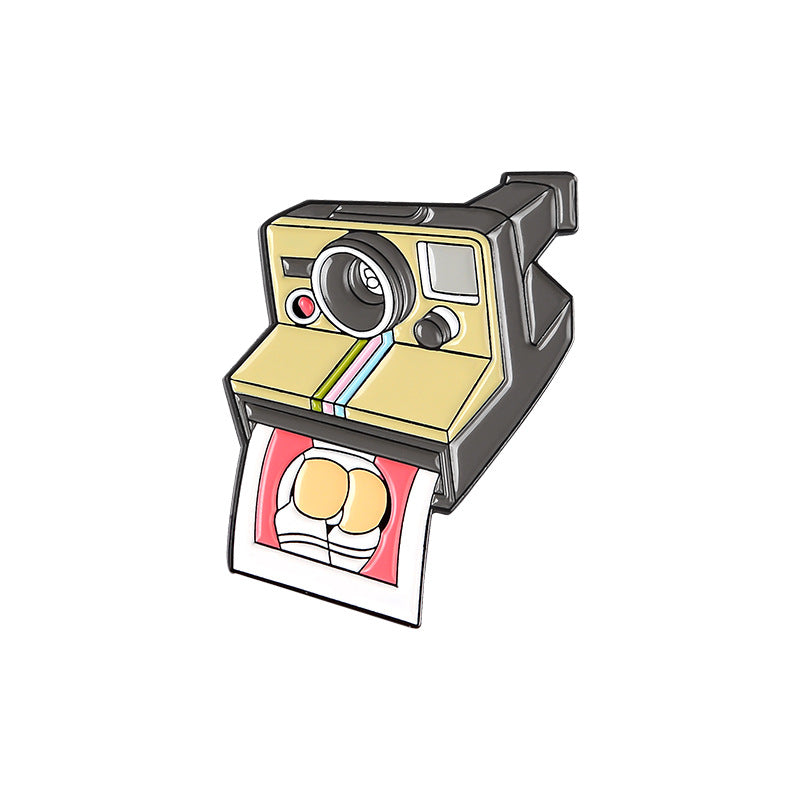 Candid Camera Enamel Pin