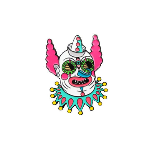 Creepy Clown Enamel Pin