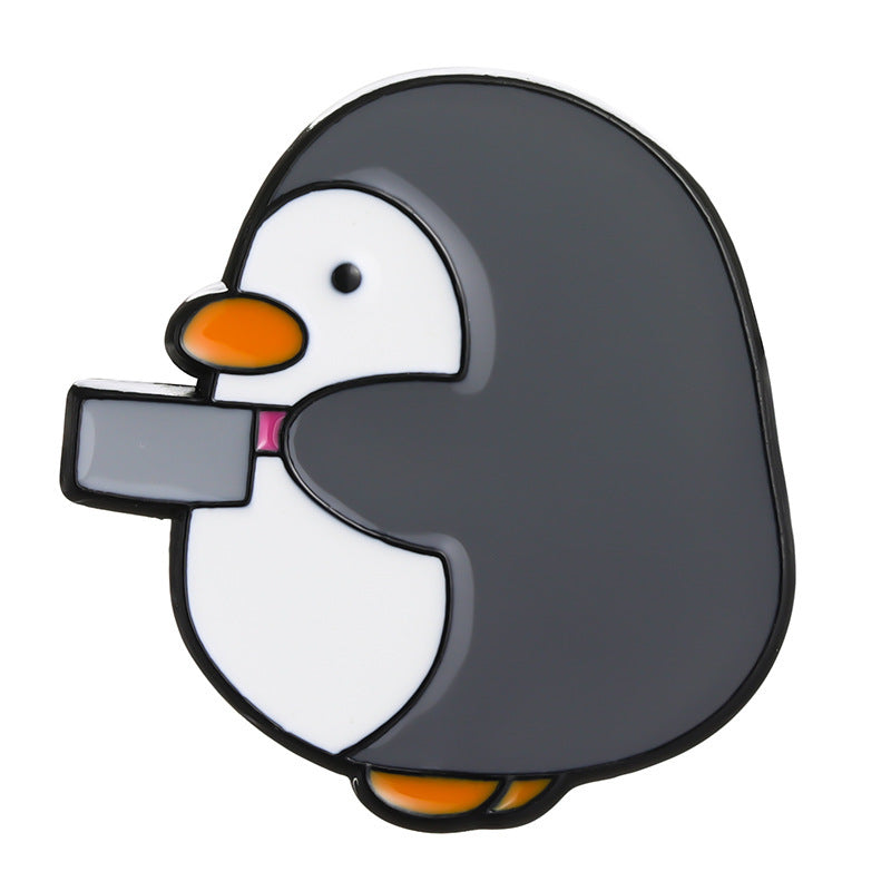 Killer Penguin Enamel Pin