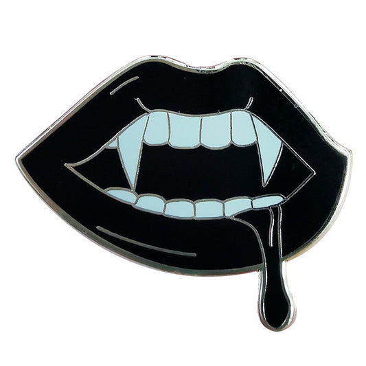 Kissed by a Vampire Enamel Pin