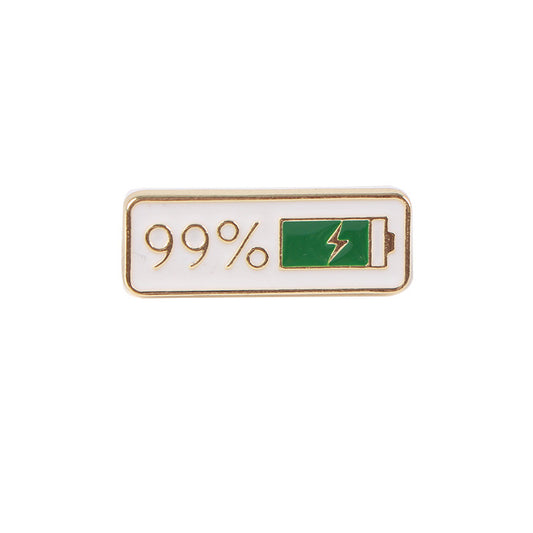 Battery Power Enamel Pin