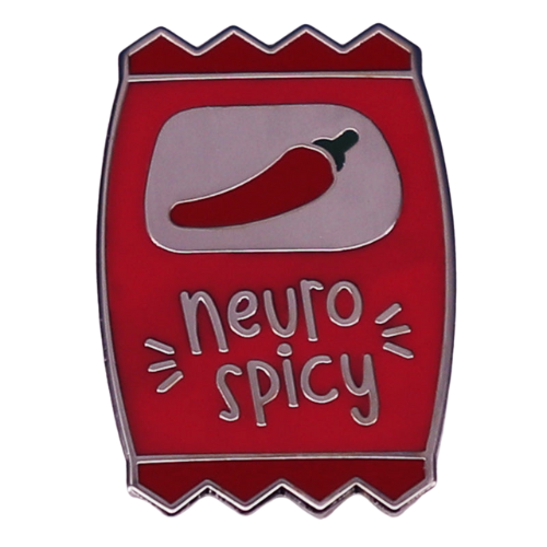 Neuro Spicy Sauce Pack Enamel Pin