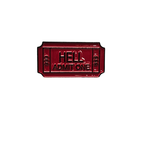 Admission to Hell Enamel Pin