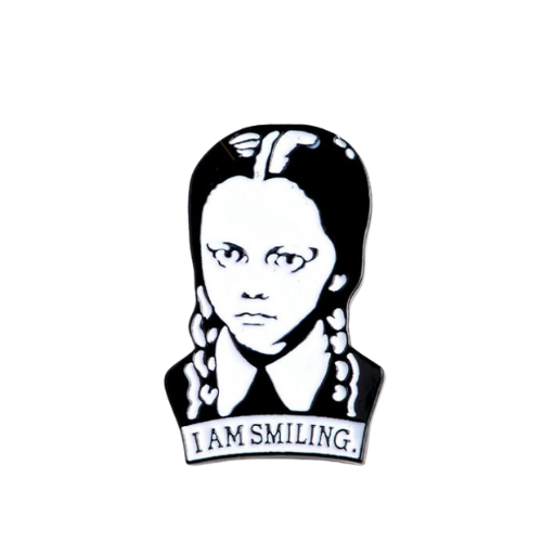 Wednesday's Grin Enamel Pin