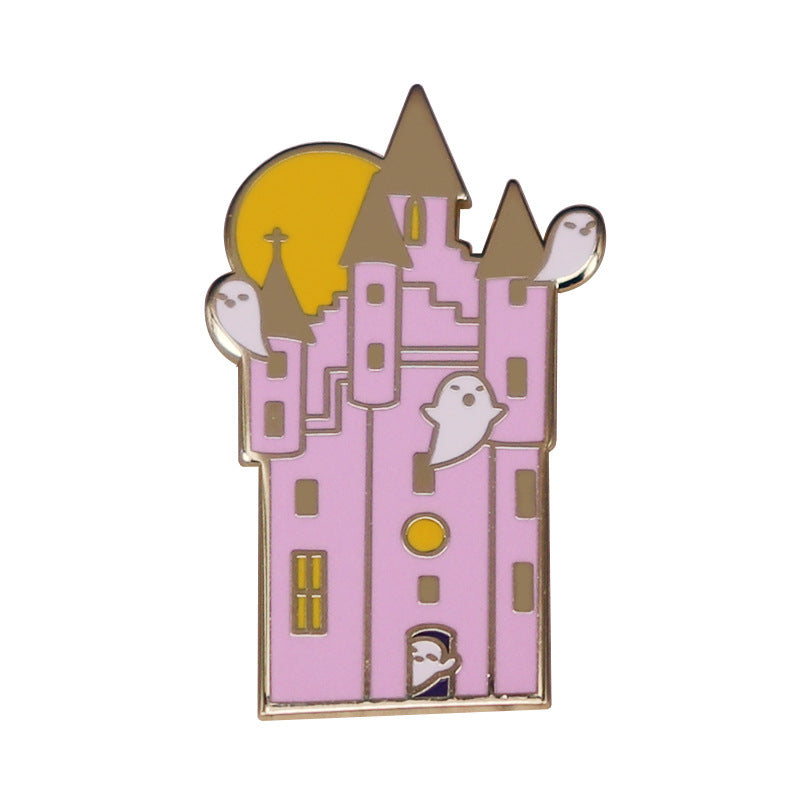 Little Haunted House Enamel Pin