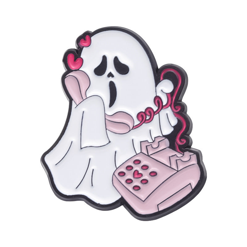 Too Ghostly Enamel Pin