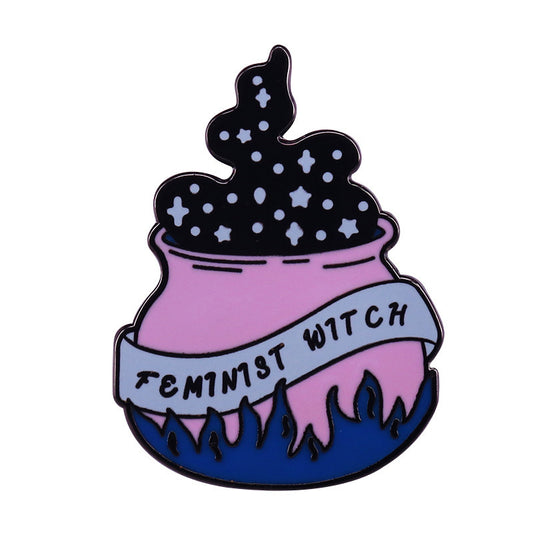 Feminists Brew Enamel Pin